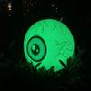 Großer Halloween Aufblasbarer LED Fernbedienung Beleuchteter Kürbis Augapfel Ballon Spukhaus Außendekoration Horror Requisite