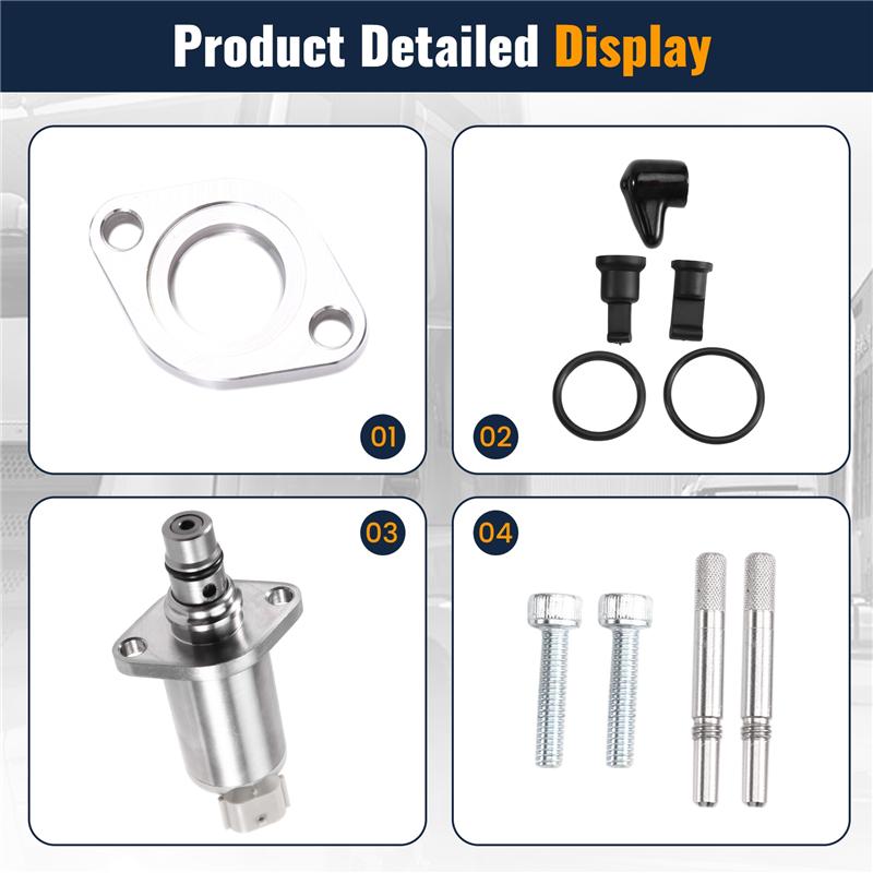 L10A SCV Valve For Hino HP3 RE531864 RE530337 294200-0640 Car Diesel Fuel Pump Suction Control Valve Kit