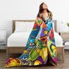 Super Zings Game  Soft Warm Blanket Superthing Travel Plush Throw Blanket Funny Home Decor Flannel Bedspread Sofa Bed Cover