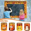 10m/Roll Cartoon Animal Poster Border Stickers  for Thanksgiving Wall Decoration