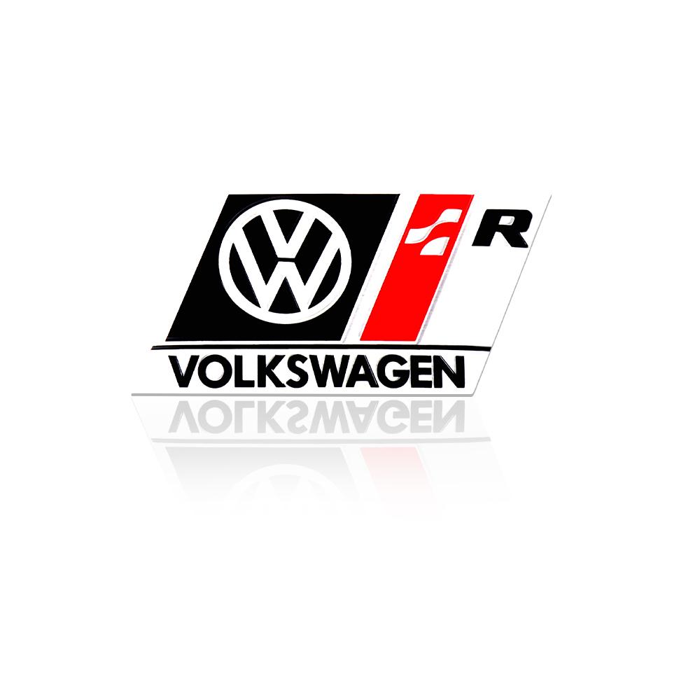 1pcs 3D Aluminum Metal Alloy Badge Emblem Rear Trunk Sticker Valve Cap for VW Volkswagen Golf Polo M77 Passat GTD Tiguan Jetta Bora