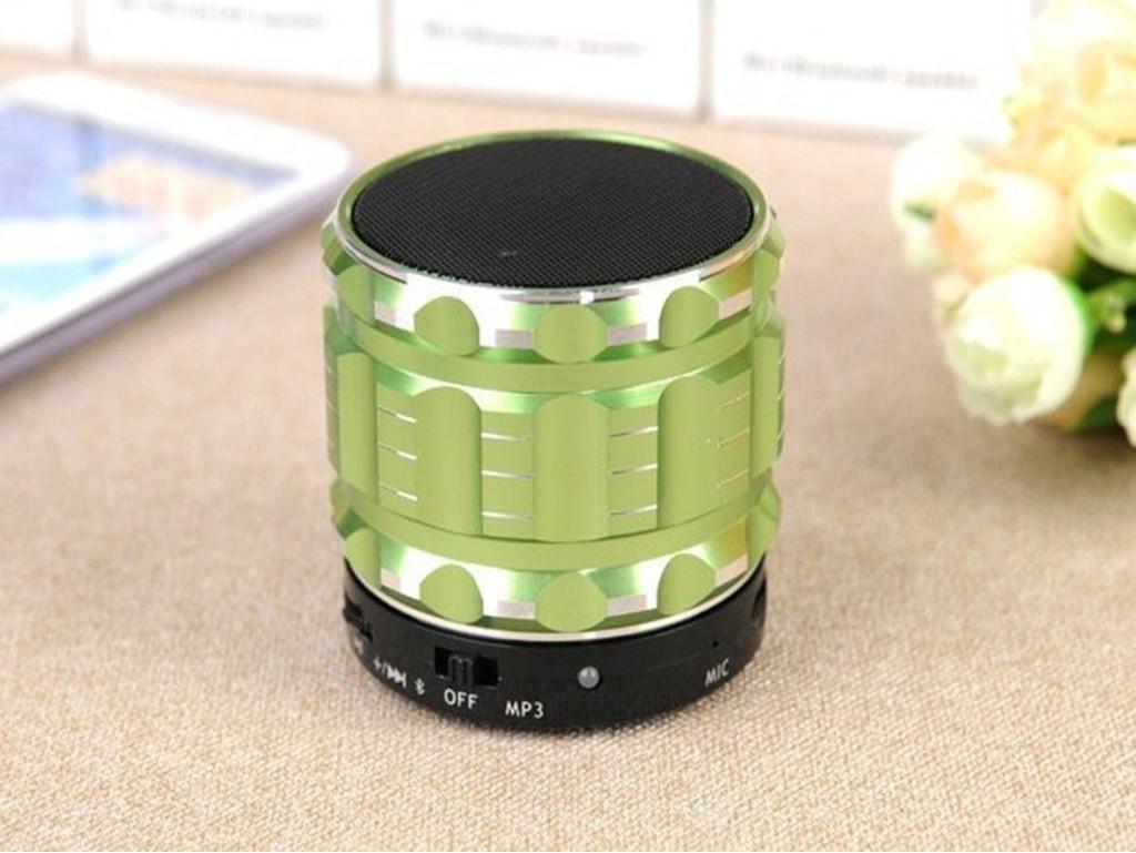 Sleek Bluetooth Wireless Portable Mini Speaker With Metal Steel Finish And Fm Radio
