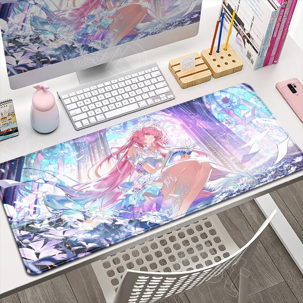 Anime Amphoreus Mouse Pad Gaming Honkai Star Rail Chrysos Heir Desk Mat Computer Accessories Mousepad Stitch Edge Keyboard Mat