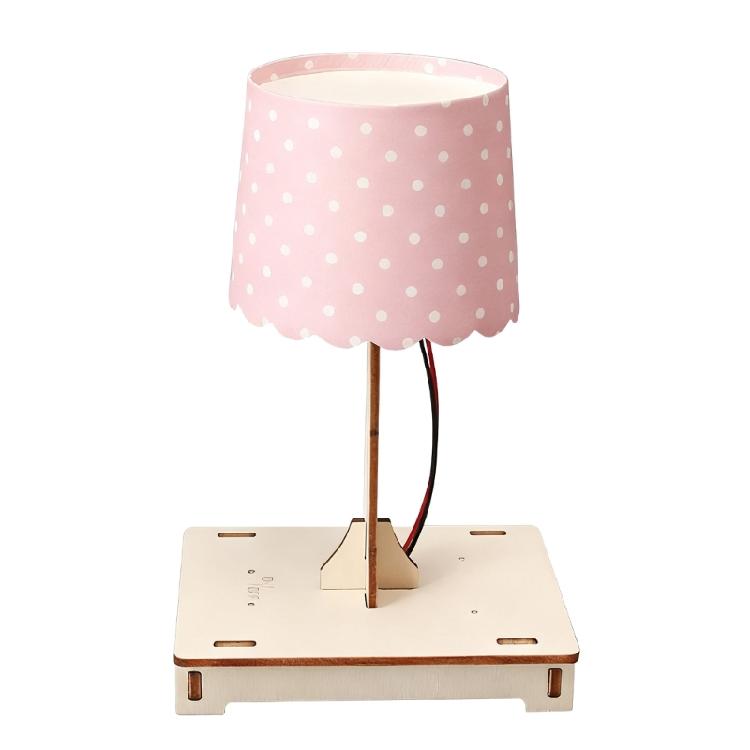 Sustainable Touch Activated Study Light For Physics Education Easy To Assemble Sensor Night Lamp With Natural Wood Design