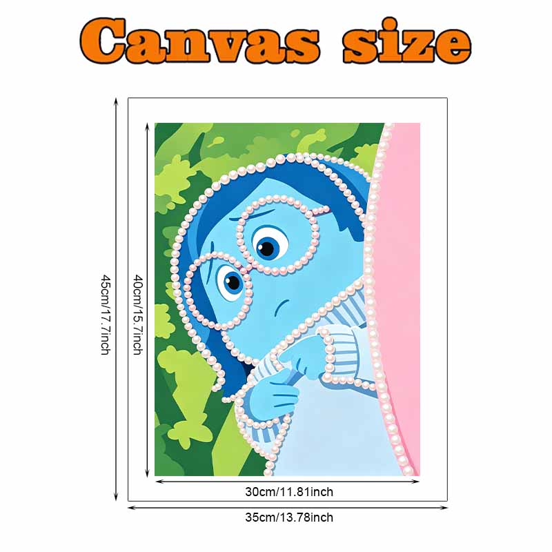 Disney Pearl Painting Pearl Aesthetics for Beginners and Adults, DIY Pearl Diamond Art Painting Kit for Home Wall Decor Gifts