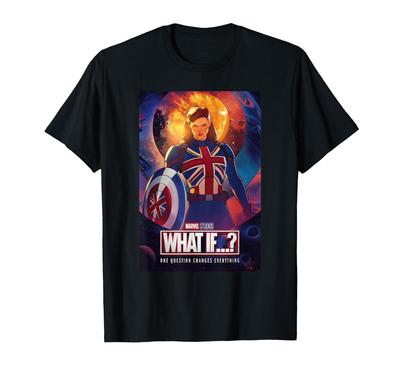 Marvel WHAT Captain Carter Poster IF...? T-Shirt