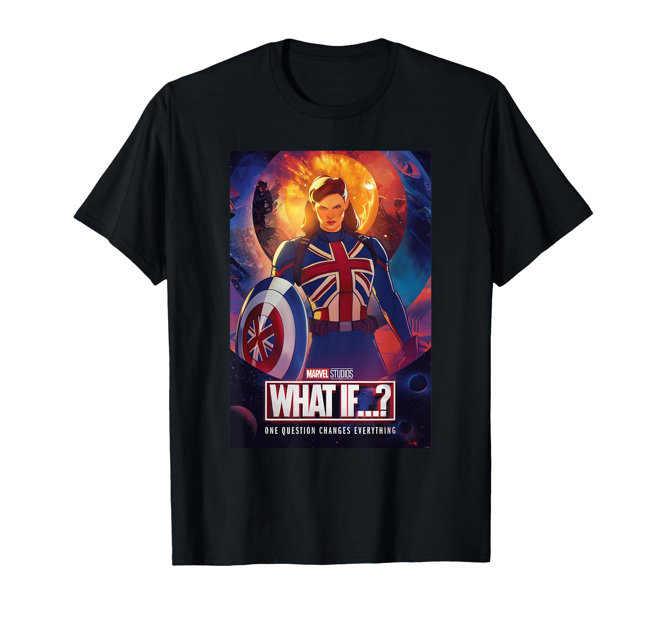 

Marvel WHAT Captain Carter Poster IF... T-Shirt чорний