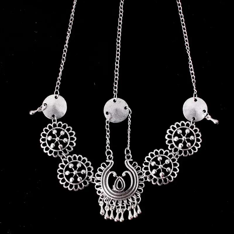 Gypsy Turkish Bohemian Head Chain Indian Hair Jewelry Tribal Forehead Dancing Wedding Hair Accesories Boho Headband Headpieces