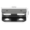 Laptop Stand Under-desk Laptop Storage Mount High Stability Easy Installation Notebook Holder for Organizing Workspace