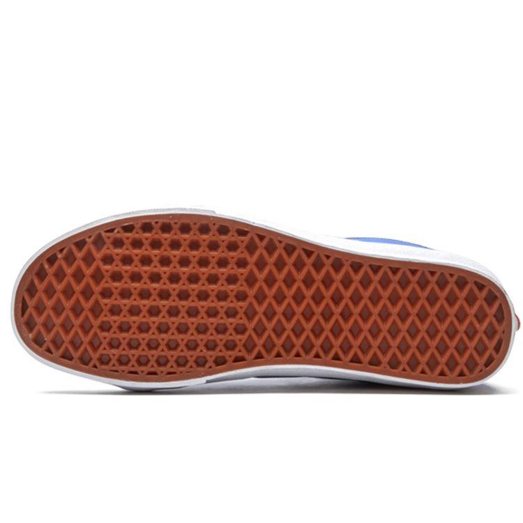 Vans Sk8 Canvas Trendy Casual Shock Absorbing Durable Lightweight Breathable High Top Skate Shoes Unisex Sneakers Light-Blue VN0A4U3C1UJ