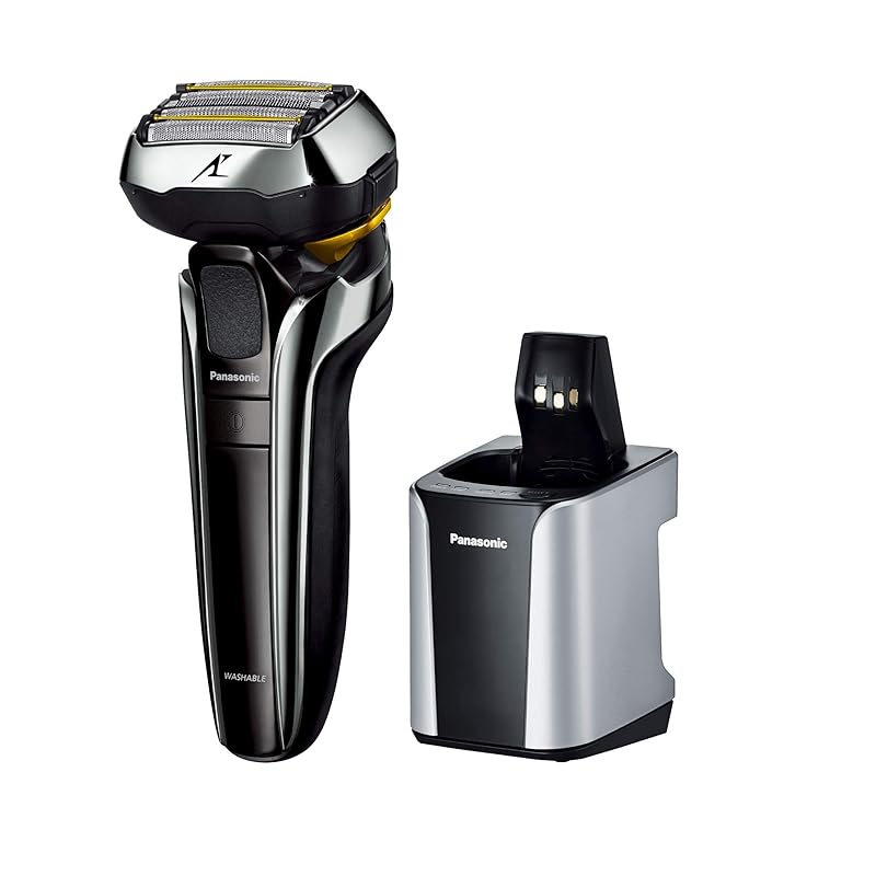 

panasonic lamb dash linear mens shaver 5 blades silver tone ES-LV9F-S