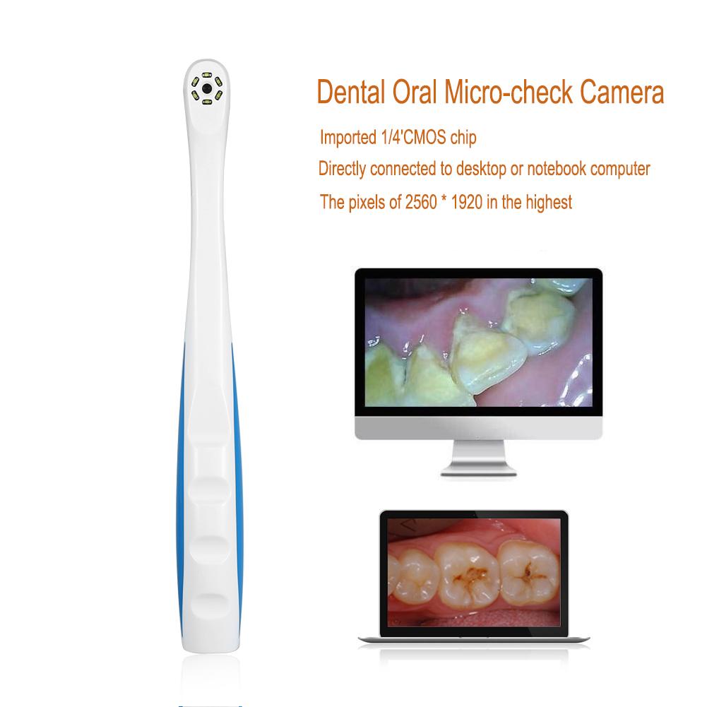 Multi function Oral Intraoral Camera USB 2.0 6Pcs LED Digital Endoscope Pixels 2560 * 1920