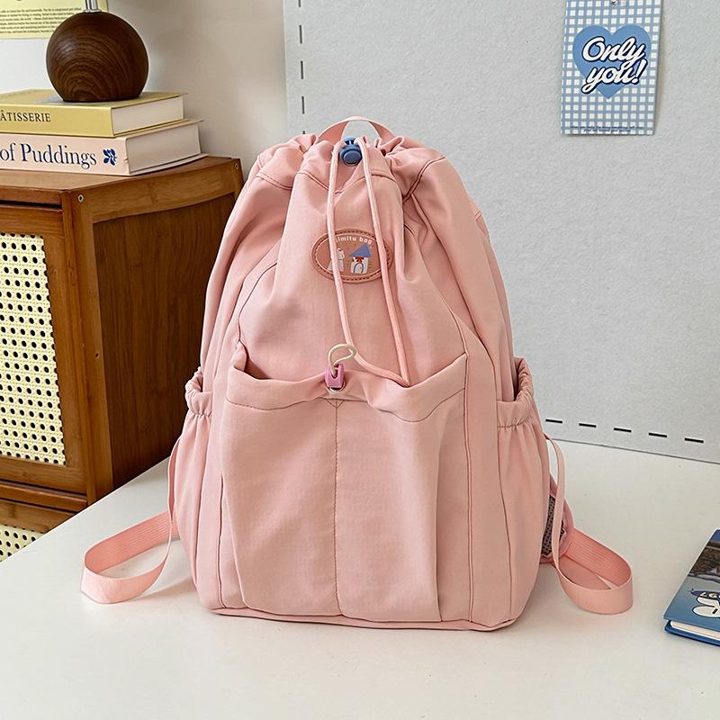 New shoulder bag large capacity casual backpack light sports high sense backpack cross-border schoolbag women's tide