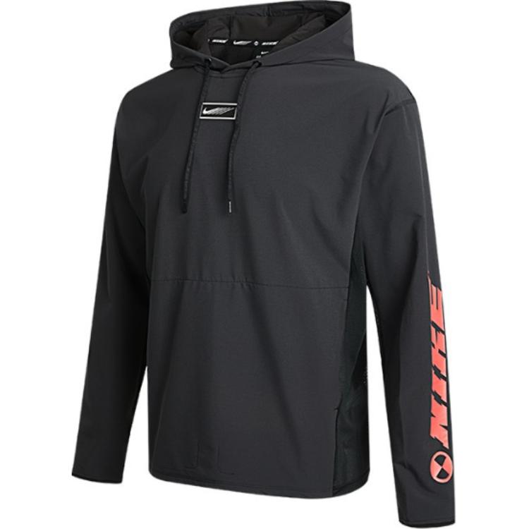 Nike Sport Clash Casual Knit Pullover Training Hoodie Men Hoodie Black CZ1487-010