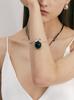 Sosoo Ball Onyx Weave Bangle