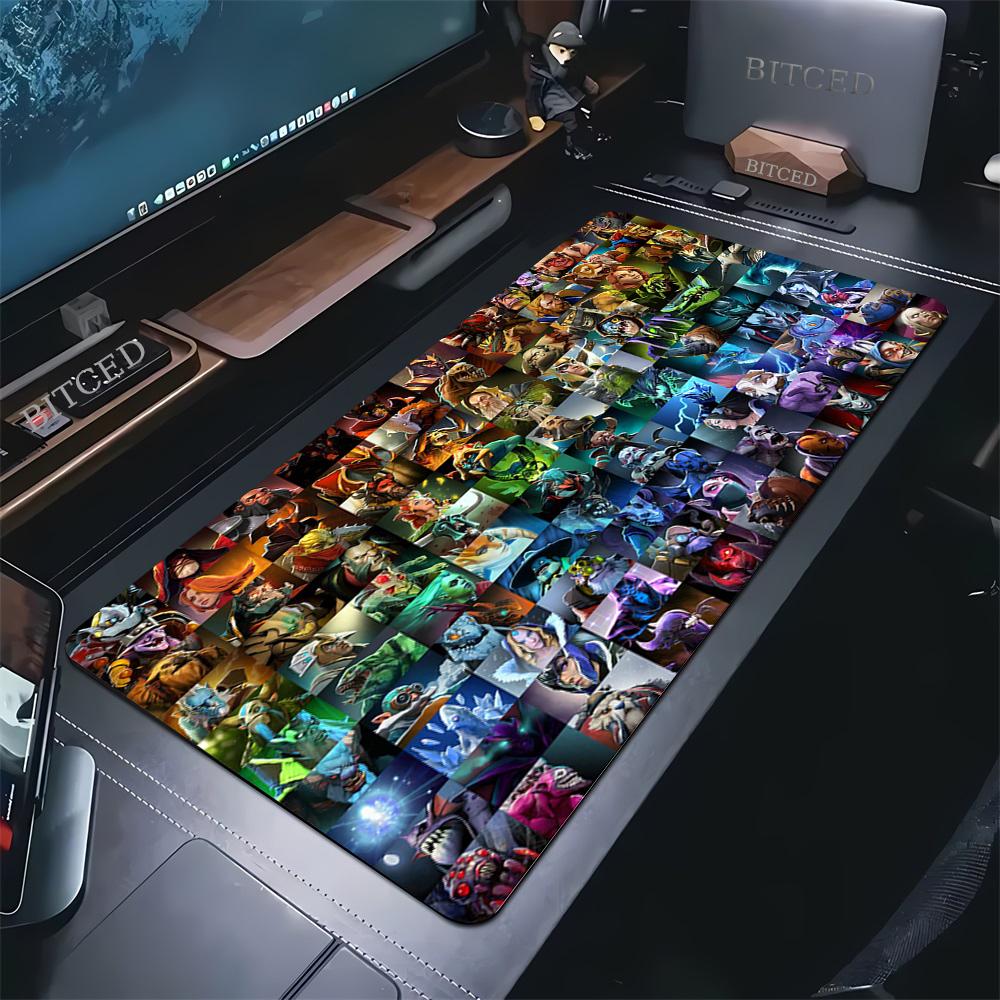 XXL DOTA Game Mauspads Erweitertes Mauspads Büro Computerzubehör Langlebige Schreibtischunterlage Rutschfeste Gummistoff Tastaturpads