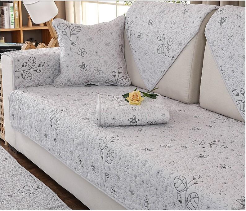 Versiune coreeană Covoraș de canapea cu două fețe, modern, universal pentru toate anotimpurile, cârpă pentru praf, proaspătă, anti-alunecare, eliberare de nisip pentru acasă