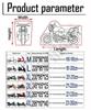 Motorcycle Cover M L Xl Xxl Xxxl Xxxxl Universal Outdoor Uv Protector Bike Rain Dustproof Scooter Covers Waterproof 15Colors