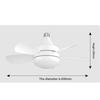 Socket Ceiling Fans with Lights and Remote - Fan Light Dimmable Led Bulb,Screw in Small