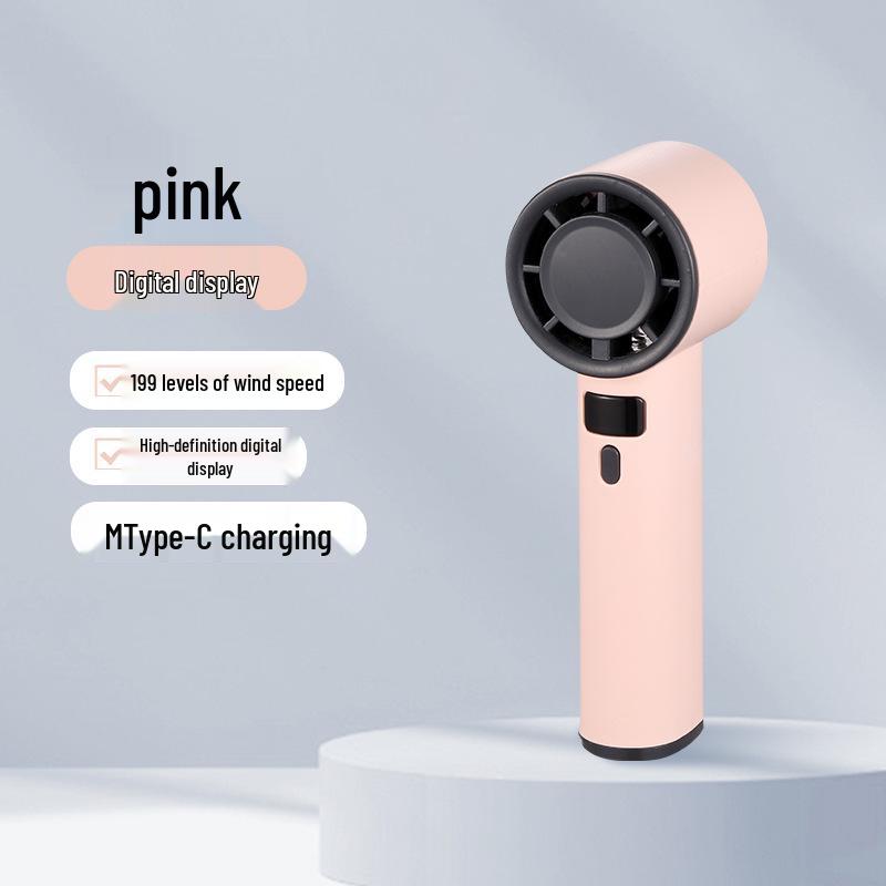 2026 Mini USB Foldable Handheld Fan with Turbo Cooling and Semiconductor Refrigeration 5.3*5.6*15.3 CM