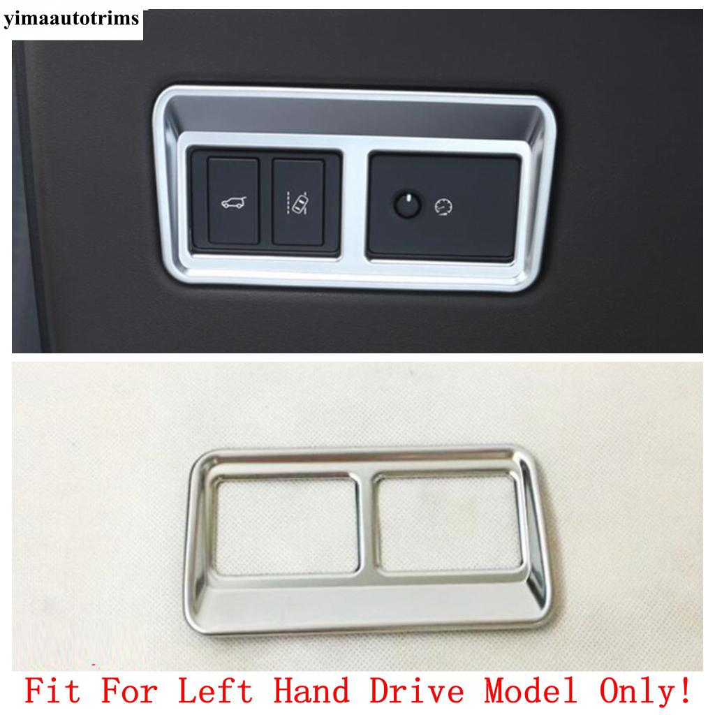 

Head Lights Lamps Button Control Panel Decoration Cover Trim For Land Rover L462 Discovery 5 2017 - Accessories Interior Matte
