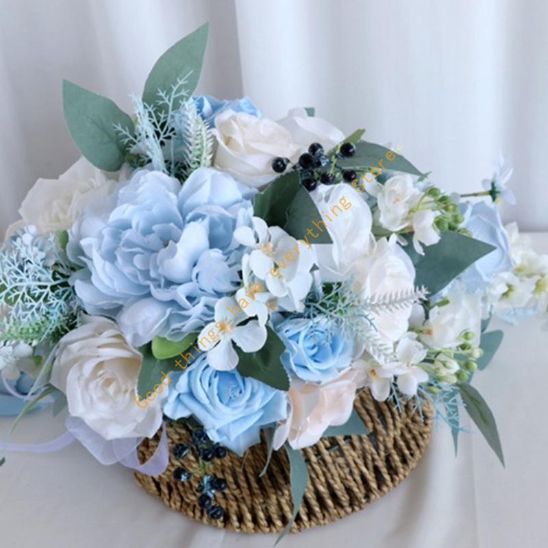 Artificial Flower Arrangements Artificial Flower Bouquets for Ceremony, Wedding 55KF CN