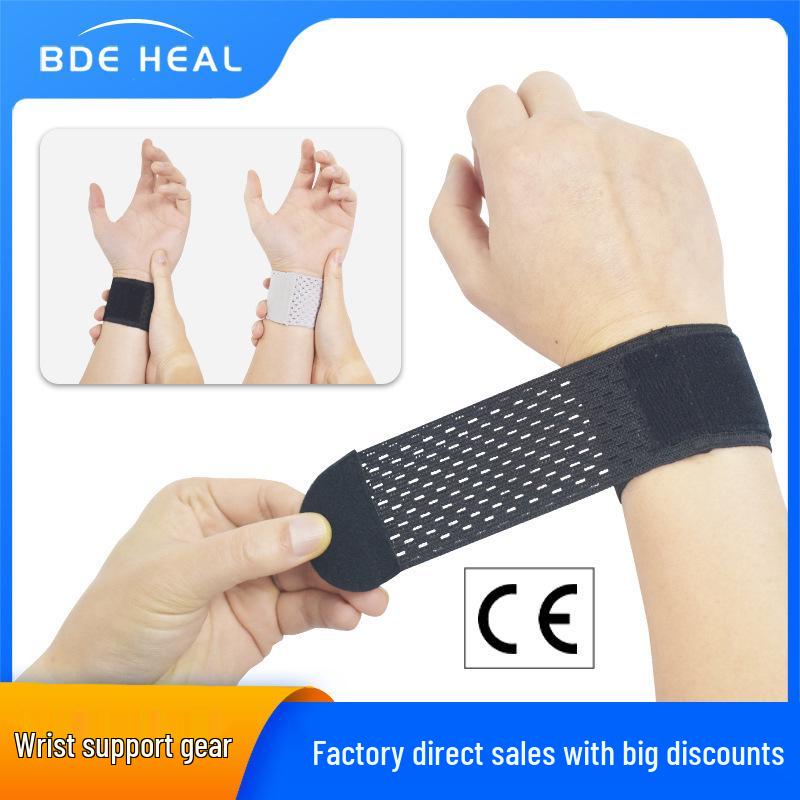 

Lightweight Breathable Wrist Compression Support for Men and Women - Anti-Sprain and Tendonitis Relief for Sports and Fitness. чорний