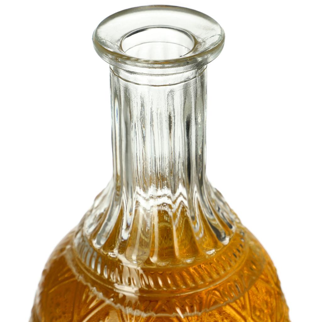 KADAX Crystal Decanter For Whisky Alcohol 1L Glass Bottle With Cork