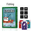 Jogo de Cartas Familiar Multilíngue com Tema de Pesca para 3-5 Jogadores