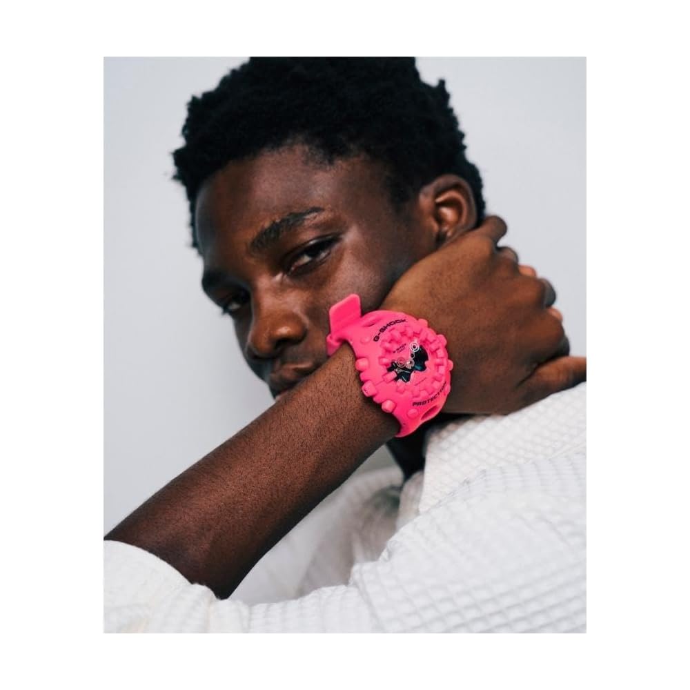 Casio G-Shock GA-V01 Series Analog-Digital Watch Pink Bumper Index Men's Overseas Model