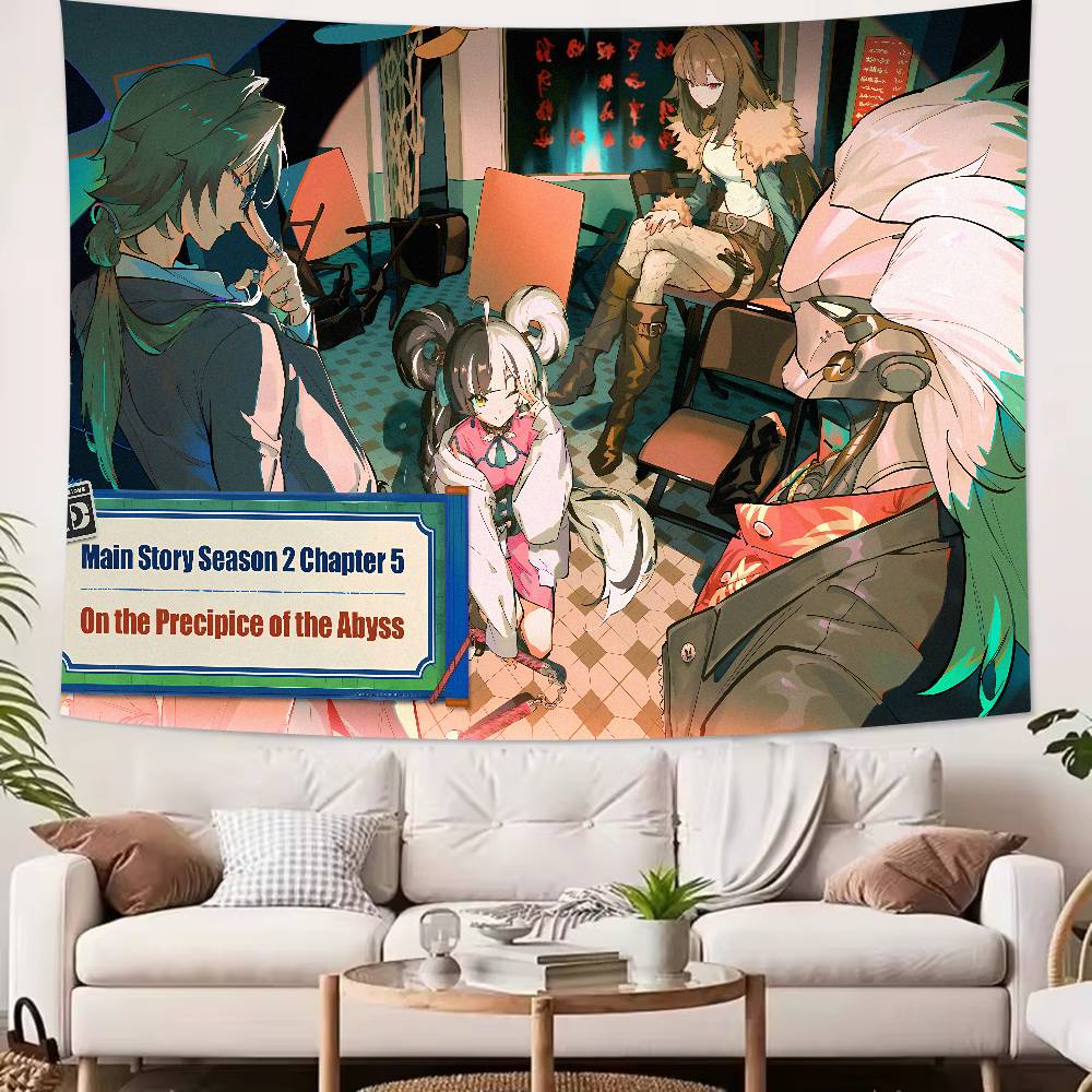 Fashion New Zenless Zone Zero Season 2 Cute Pretty Hot Girl Dialyn Tapestry Wall Hanging Wall Tapestries Wall Hanging Sheets