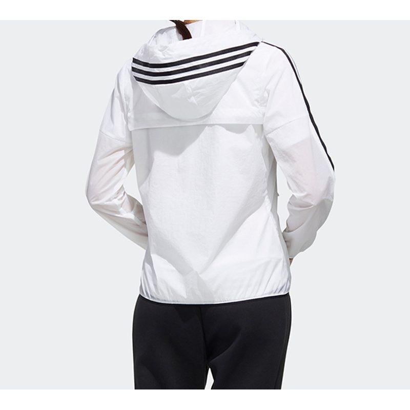Adidas Jackets Women's White Hooded Moderate Other FT2881
