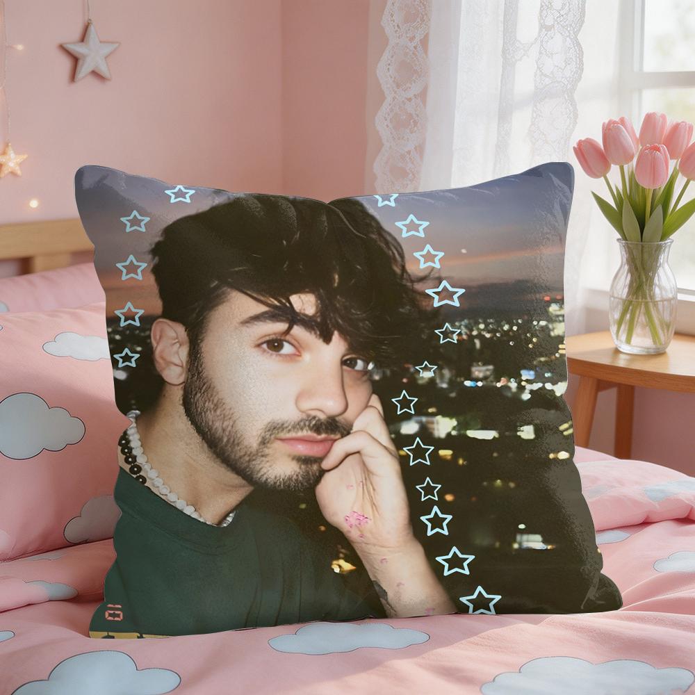 Internet Celebrity Fede VVigevani Cushion Cover Square Short Plush Pillow Case Living Room Sofa Home Decor Funda X