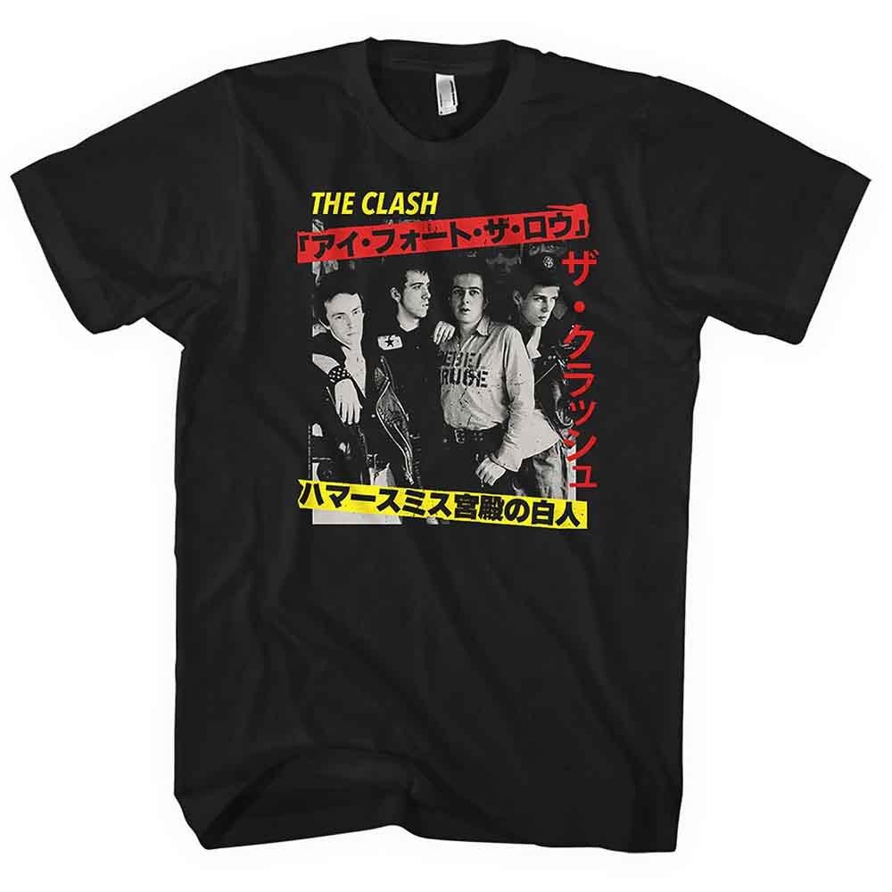 The Clash Kanji T-Shirt Black New Unisex T-Shirt M