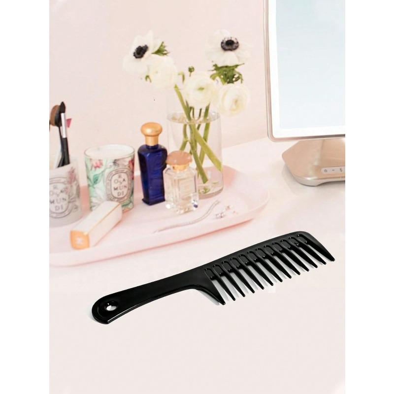1pcs Large Wide-Tooth Comb, Smooth Styling For Long, Anti-Static, Suitable For Women And Men's Wet And Dry Hair Detangling Brush, Hair Comb