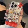 3D Bowknot Hello Kitty Phone Case For Iphone 17 16 Pro Max 17 Air 16e 15 14 13 12 11 Pro Max15 14 Plus X XS Max XR Cover Hard
