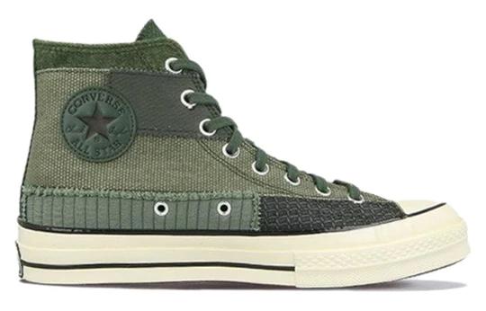 

Converse Chuck 70 Hi Mono Patchwork - Black Forest Men s 167138C 42.5