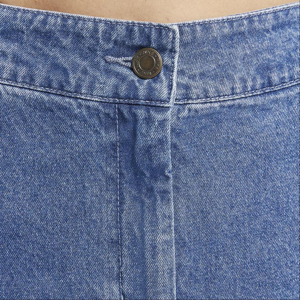 New Nike Sportswear Denim Short Skirts Women's Medium Blue HQ1472-441