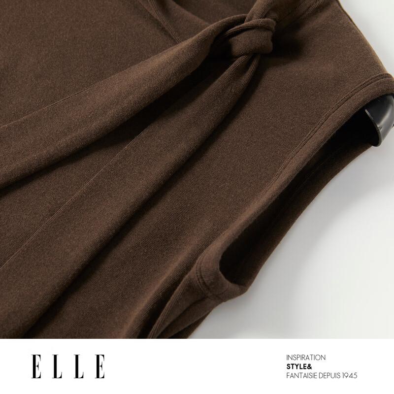 ELLE Tie-Strap Stand Collar Sleeveless Top