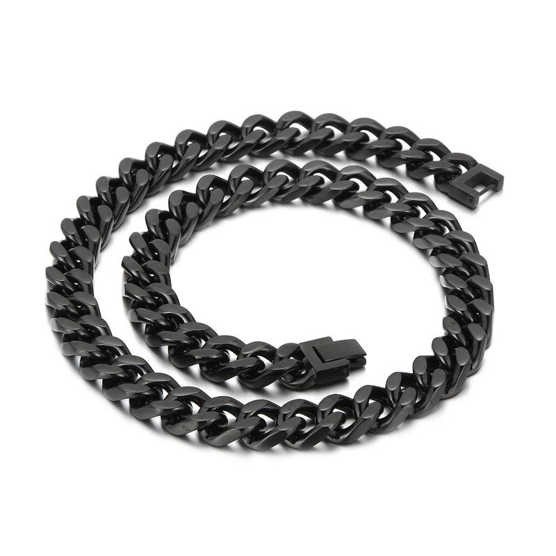 Handmade Diy Accessories Horsewhip Chain Titanium Steel Men 'S Bracelet Necklace 