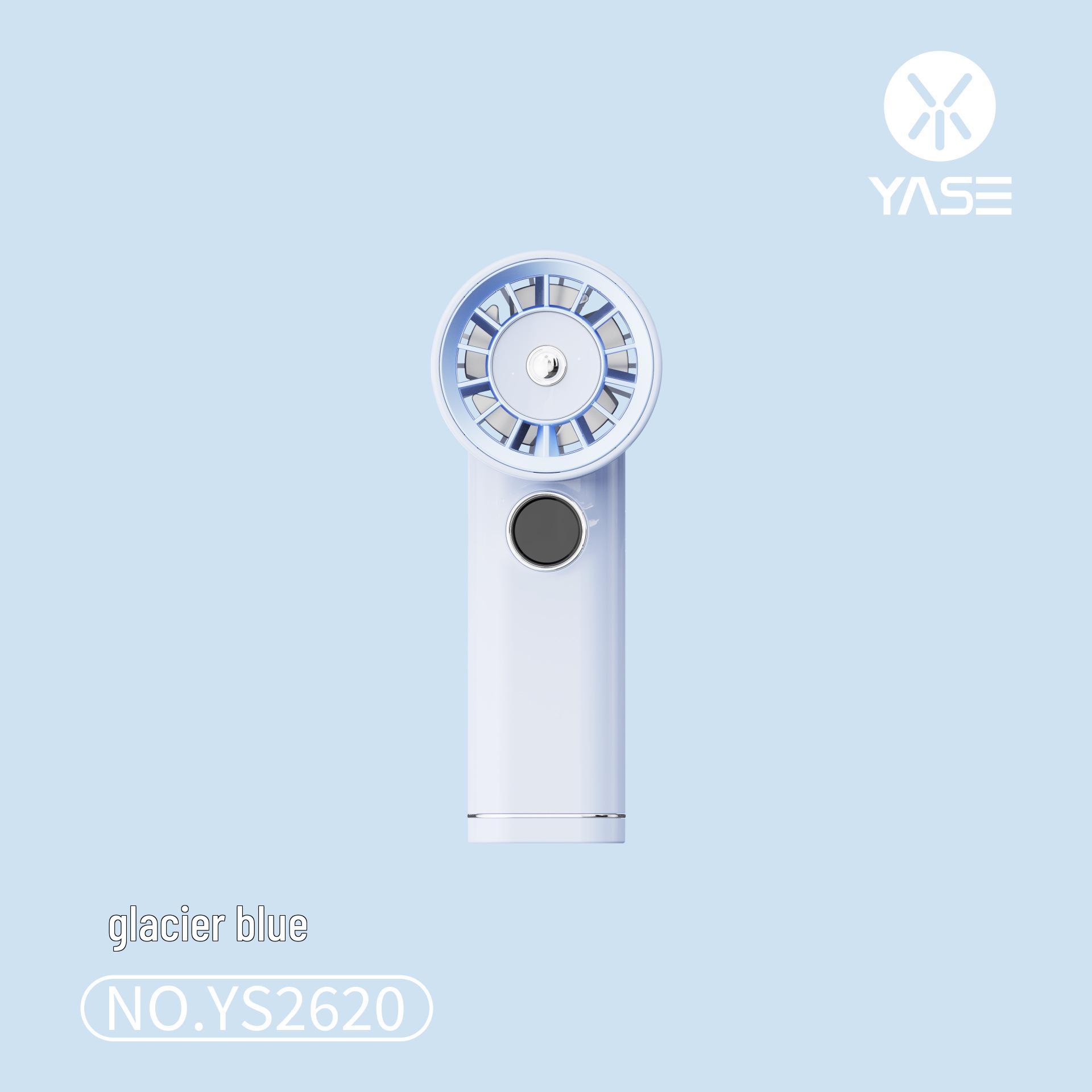Portable High-Speed USB Rechargeable Digital Display Handheld and Desktop Fan High-Speed Fan