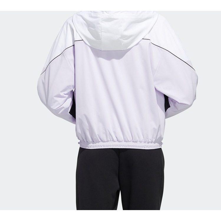 Adidas Jackets Women's White Hooded Moderate Other FM9322