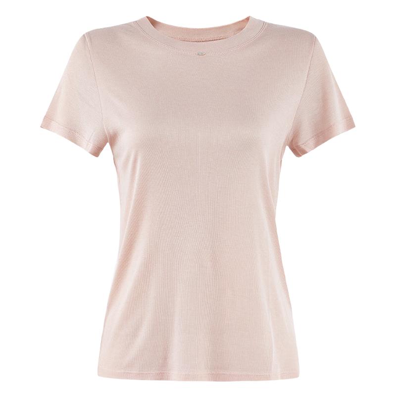 Women s Basic Lyocell Silk Blend T-Shirt L