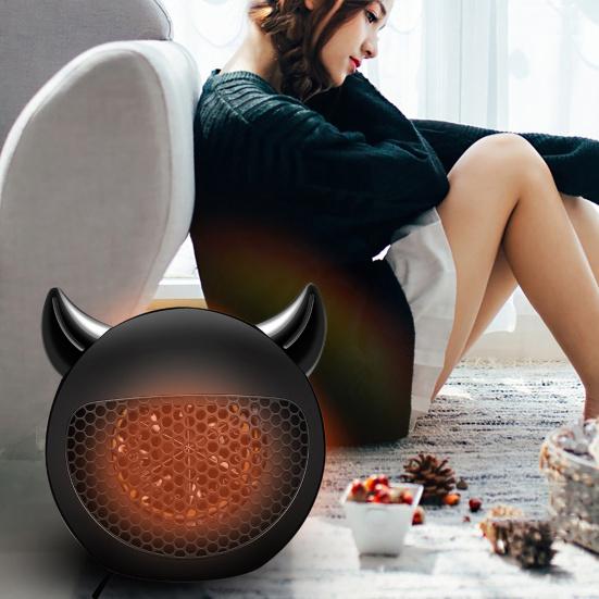 Desktop Small Heater Plug-and-Play Low Noise Overheating Protection Indoor Hand Foot Warmer Electric Space Heater