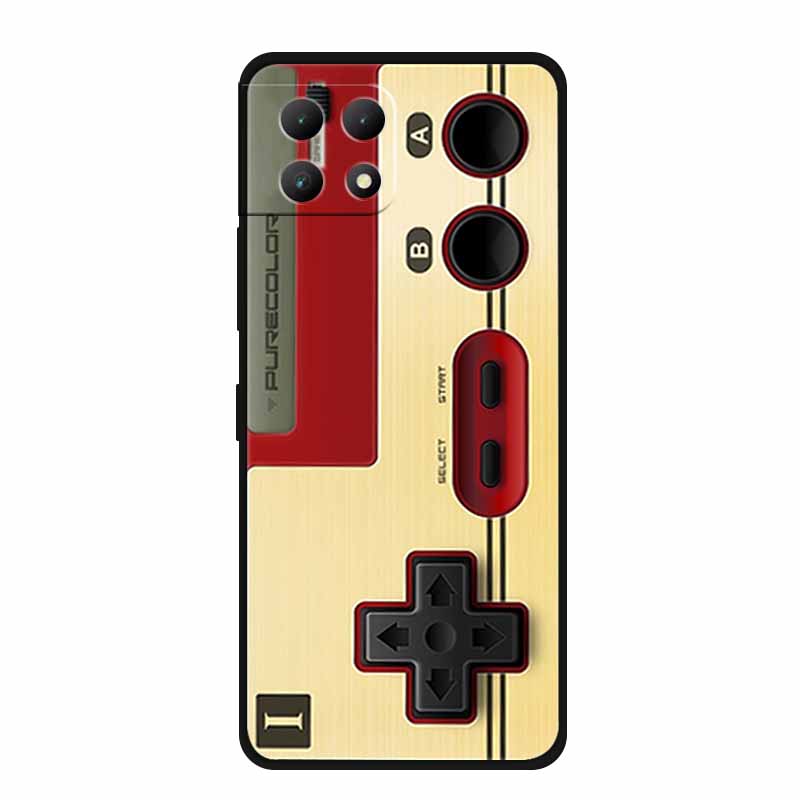For T-Mobile REVVL 7 Case REVVL7 Black Silicone Soft Back Cover Case For T-Mobile T Phone 2 5G Phone Case Cover 6.58" TPhone2