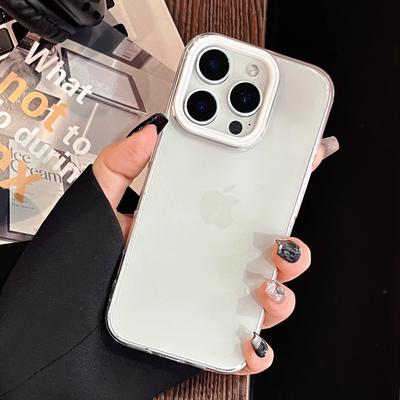 Simple and Transparent Phone Case for IPhone 15 Ultra-thin Protective Case 16e for Apple 12promax Case Hard and Trendy