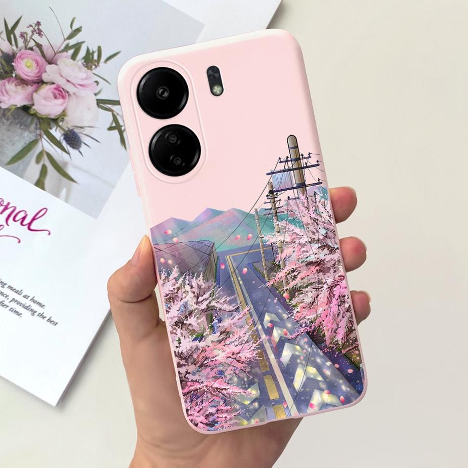 For Xiaomi Poco C65 Case Redmi 13C Cute Fashion Cartoon Cover Soft Silicone Phone Case For Xiaomi Redmi 13C Poco C65 C 65 Bumper