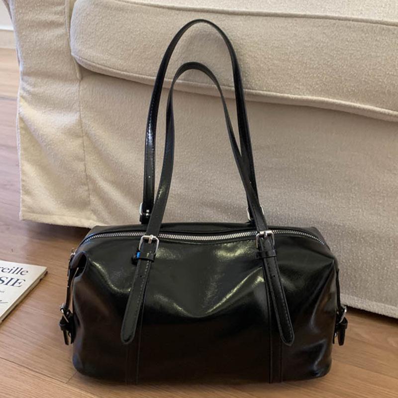 Niche retro simple underarm bag 2025 autumn new large-capacity commuter bag high-value shoulder tote bag