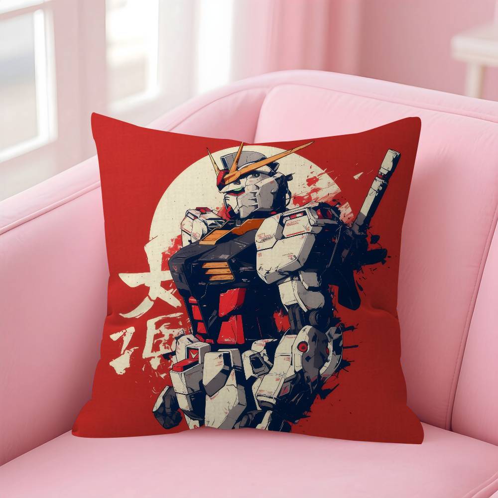 Pillow Cushion Cover Pillowcase Living Room Sofa Home Decor Anime Cool G-G-Gundam Classic