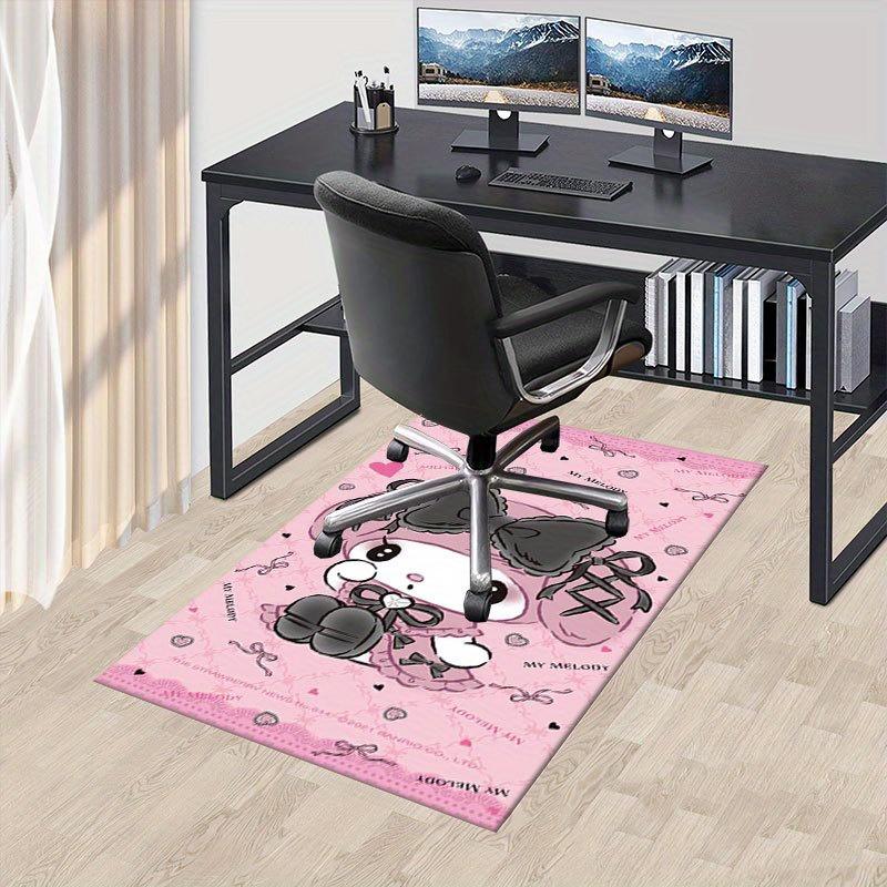 

1pc Sanrio Kuromi Mermaid Printed Office Carpet Rectangle Rug Under The Table,Perfect Room Decor for Living Room, Bedroom, Kitchen, Non-slip Floor Mat 60cm by 90cm